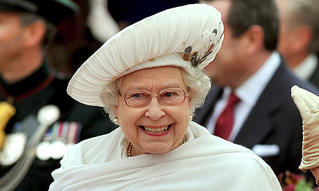 Britain's Queen Elizabeth smiling