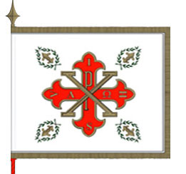 La Bandiera del Gran Magistero del Sacro Militare Ordine Costantiniano di San Giorgio