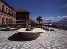 Jardin suspendu du Belvédère avec la Grande Table elliptique, Andrea di Lucca